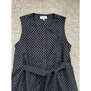 Paris Atelier & other stories size 12 sleeveless black tie waist dress